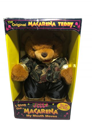 Dandee Macarena Teddy Bear Plush Singing Toy In Box
