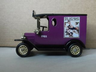 Lledo Dg6141,  Model T Ford Van,  Norman Rockwell Saturday Evening Post 1921
