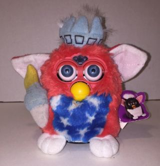 Furby Statue Of Liberty 1999 Kb Toys Tiger Electronic Patriotic