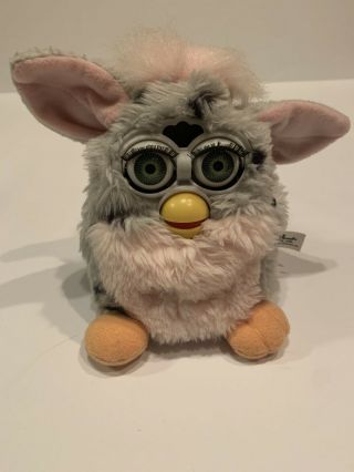 1998 Furby Pink And Grey With Spots Model 70 - 800 Tiger Electronics