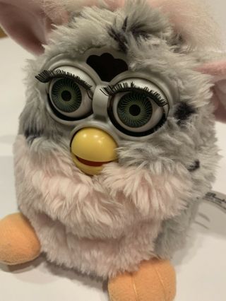 1998 Furby Pink And Grey With Spots Model 70 - 800 Tiger Electronics 2