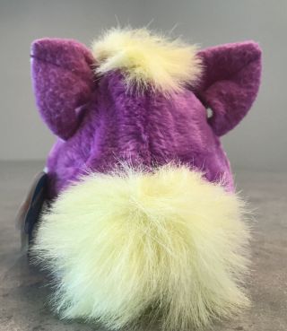 Vintage Gen Two Furby Baby Springtime Purple/pink/Yellow Fur Green Eyes 3