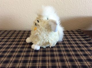 Line 1999 White Curly Furby Baby Model 70 - 940 Great 2