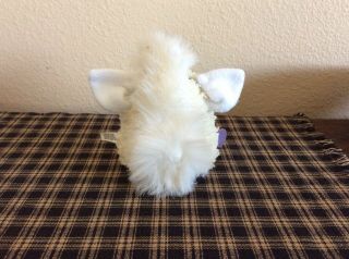 Line 1999 White Curly Furby Baby Model 70 - 940 Great 3