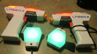 Laser X Micro Blasters Real Life Gaming Laser Tag Set Of 2 Players