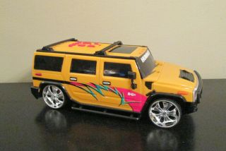 13 " Road Rippers Yellow Hummer H2 - Life Is A Highway 2006 Drives Lights Sounds