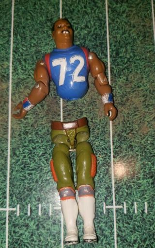 Vintage 1986 Gi Joe William “the Fridge” Perry Action Figure - Very Tight Joints