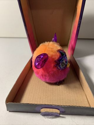 Hasbro Furby Furblings Crystal Series Orange w/ Blue Ears 2