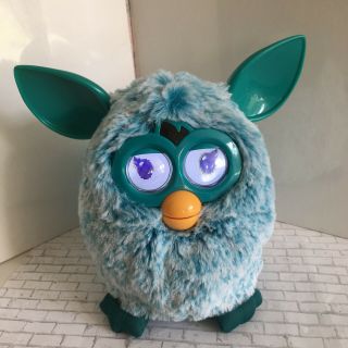 Furby Teal Blue 2012 Hasbro Interactive Toy Mind Of Its Own Creepy