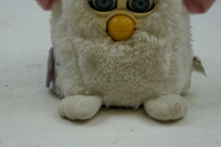 Vintage 1999 Tiger Electronics White Furby Babies Baby NO POWER 3