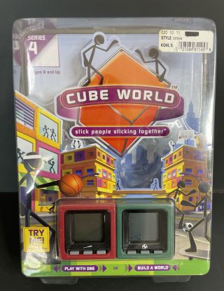 Cube World Stick Figure Series 4 Radica Slugger & Kicks 2007