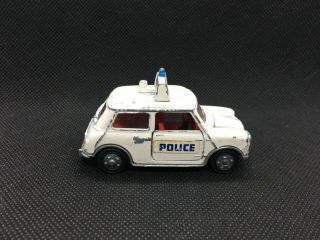 Dinky Vintage Collectable Playworn 250 Mini Cooper S Police Car