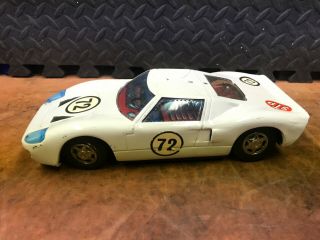 Ford Gt40 Battery Operated Japanese Tin Toy Car
