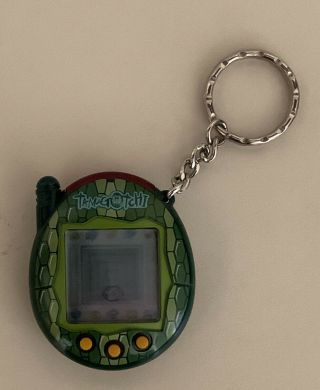 Tamagotchi Connection V3 2004 Snake,  Reptile Scales,  Green,  Bandai,  Virtual Pet