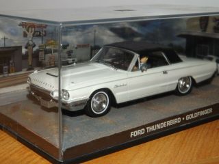 James Bond 007 - Ford Thunderbird In Diorama Presentation Case - Goldfinger