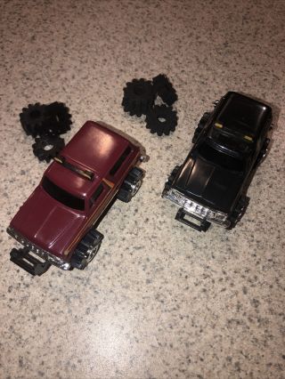 Two Vintage Schaper Stomper 4x4 Ford Bronco Truck Rubber And Foam Tires