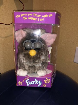 Furby 70 - 800 Series 1 Tiger Electronic Toy - Gray