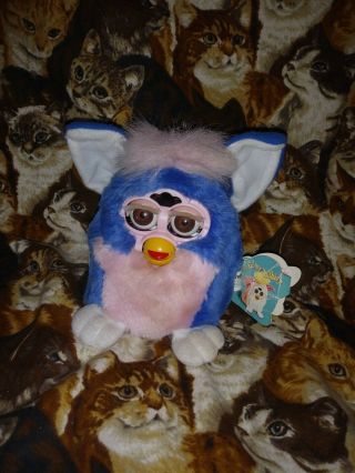 Vtg 1999 Little Baby Blue Furby Babies 2nd Generation Includes Batteries