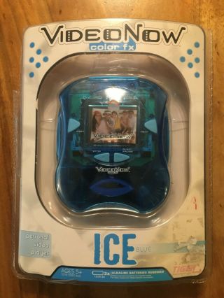 Video Now Color Fx Ice Blue,  Personal Video Player,  Open Box But Never Removed