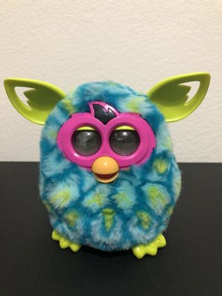 Furby Boom Peacock Teal Blue Green 2012 Furby Hasbro Electronic Interactive Toy