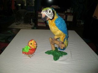 Hasbro Furreal Friends Squawkers Macaw Interactive Bird & Baby Bird