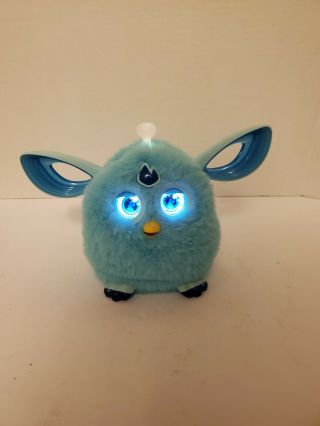 2016 Furby Connect Hasbro Bluetooth Interactive Toy Teal Blue 9 "