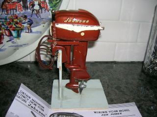 Toy Outboard Motor 1956 Johnson By K&o Battery Operated Boat Fleet Line Ito