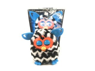 2012 Hasbro Black White Blue Furby Pa - 282 A4339/a4342 Boom Great