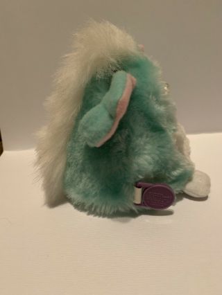 1999 Furby Babies Baby Blue With Pink Ears Model 70 - 940 With Tags 3