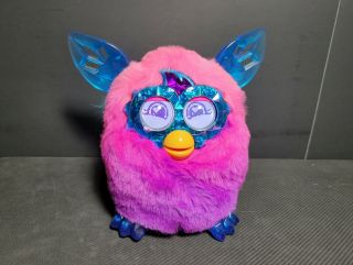 2012 Furby Boom Crystal Pink Purple Blue