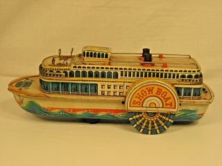 Vintage Modern Toys Japan Battery Operated Show Boat