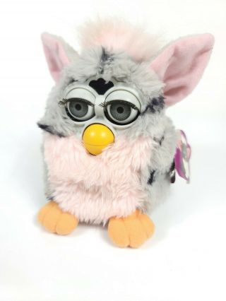 Tiger Electronics 1998 Electronic Furby Gray Pink 5.  5 " Vtg Not Read