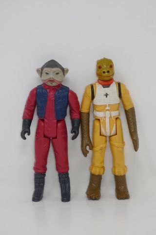 Kenner 1980s Vintage Star Wars Action Figures Bossk Nien Nunb