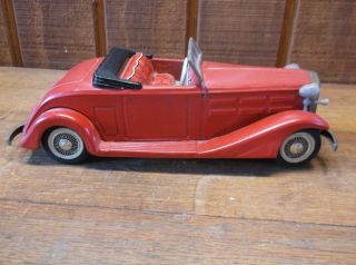 Vintage Bandai Japan Tin Friction 1933 Cadillac
