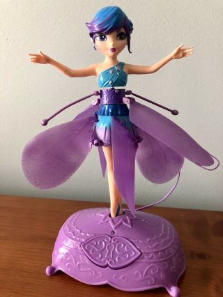 Flutterbye Ombre Flying Fairy Doll Purple Blue Spin Master