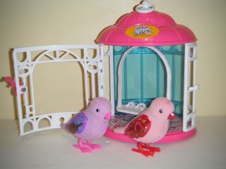 Little Live Pets Interactive Talking Birds With Cage