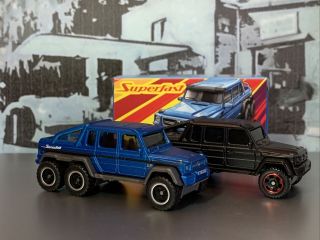 Matchbox Superfast Mercedes - Benz G 63 Amg 6x6 And 5 Pack Exclusive