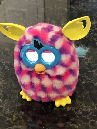 Furby Pink And Purple With Light Up Eyes