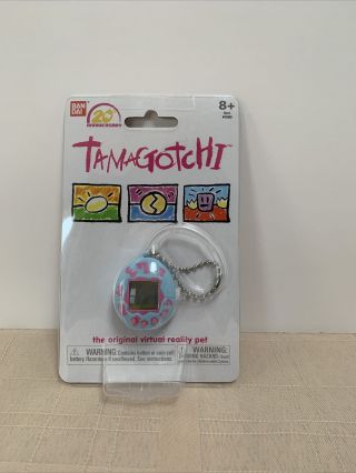 Tamagotchi 20th Anniversary The Virtual Reality Pet Keychain Blue Pink