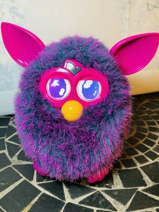 2012 Hasbro Furby Electronic Toy Pink Purple Voodoo Euc
