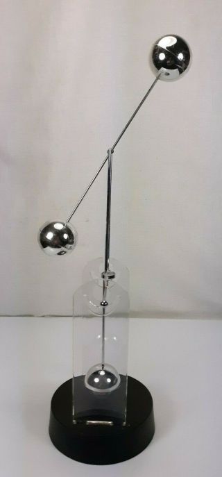Mid Century Mod Kinetic Art Perpetual Motion Mobile Ball Office Desk Toy