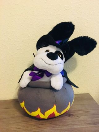Halloween Witch Dog Addams Family Sound N Light Animatronics Singing Plush Toy