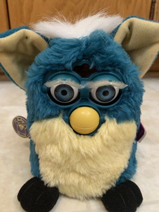 Tiger Furby 70 - 800 Electronic Interactive Toy Teal Color