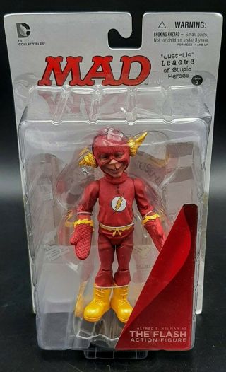 Moc Dc Collectibles Mad Just - Us League Alfred E Neuman Flash Action Figure