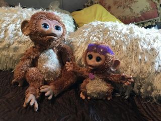 Furreal Friends Cuddles My Giggly Monkey Interactive Plush & Baby Cuddles