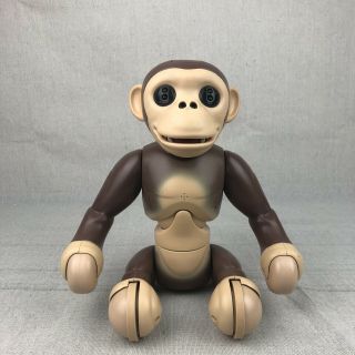 Spin Master Zoomer Chimp Robot Monkey Toy 100 Trick 200 Sounds No Charging Cable