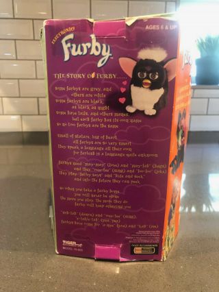 1998 Furby 70 - 800 Series 1 Tiger Snowball Electronic Toy - White 3