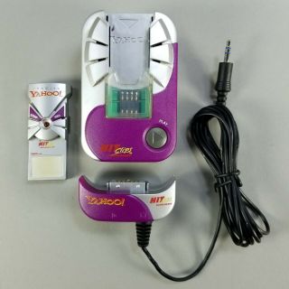 Vintage 2000 Tiger Electronics Yahoo Hit Clips Downloader Micro Music System 2