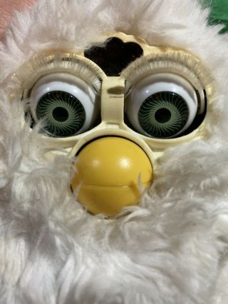 Vintage Furby Snowball White 70 - 800 Tiger Electronics 1998 As - Is