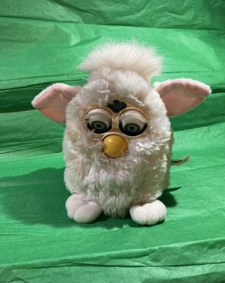 Vintage Furby Snowball White 70 - 800 Tiger Electronics 1998 As - is 2